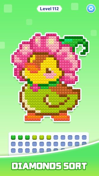 Diamond Coloring gameplay screenshot 3